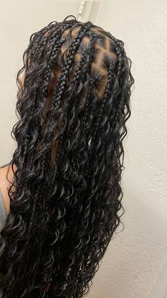 Bohemian Knotless, Boho Braided Hairstyles, Big Box Braids Hairstyles, Goddess Braids Hairstyles, Quick Natural Hair Styles, Box Braids Hairstyles For Black Women, Cute Braided Hairstyles, Cute Box Braids Hairstyles, Quick Braided Hairstyles