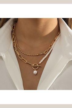 Product Details
Package Contents :1 X Necklace
Color :Gold
Material :Alloy
Style :Elegant
Occasion :Party Vintage Chain Necklace, Buckle Necklace, Pearl Chain Necklace, Stacked Necklaces, Mens Jewelry Necklace, Long Chain Necklace, A Necklace, Pearl Pendant Necklace, Pearl Chain