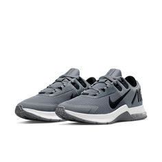 Nike Air Max Alpha Trainer 4 CW3396-001 Nike Gray Sneakers For Gym, Gray Functional Workout Sneakers, Functional Gray Sneakers For Gym, Gray Air Max Cushioned Sneakers For Gym, Gray Gym Sneakers With Air Max Cushioning, Gray Running Shoes With Air Max Cushioning For Gym, Gray Sneakers For Gym, Gray Air Max Cushioning Sneakers For Workout, Gray Air Max Cushioned Sneakers For Workout