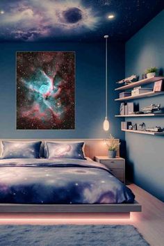 cosmos art decor Galaxy Bedroom, Galaxy Wall Art, Our Galaxy, Space Tattoo, Space Lovers, Anime Room