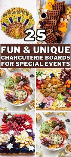 25 fun and unique charcuterie boards for special events