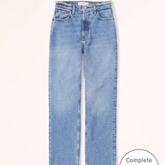 Nwt Abercrombie & Fitch Ultra High Rise 90’s Straight Jeans. Medium Wash. Brand New With Tags, Never Worn. Abercrombie Sent Me The Wrong Size So Just Trying To Get Rid Of Them. Size 24 Short. Neutral Summer Outfits, Ultra High Waisted Jeans, Kathleen Post, Outfit Airport, Airport Outfits, Penny Pincher, Spring Capsule, Summer Capsule, Spring Capsule Wardrobe