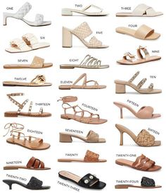 Heels Sandals For Women, New Footwear For Women, Best Summer Shoes For Women, Different Types Of Shoes For Women, Beautiful Sandals Heels, Sandal Design Women, Footwear Ideas For Women, Flat Heels For Women, Trendy Sandals For Women