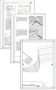 three pages with diagrams and instructions on them