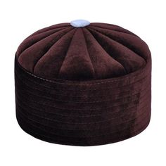 Skull Cap taqiyyah hat - Brown Taquiyah  Men Kufi -  Crochet Kufi Muslims- Muslims Hat- Islamic gift Brown Cap Costume Hat, One Size Fits Most, Adjustable Brown Bonnet Cap, Pola Topi, Native Dress, Boys Pattern, Mens Rings Fashion, Islamic Prayer, Blazer Designs, Islamic Gifts