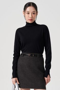 KOODING carries the latest 8seconds turtlenecks & mock necks. KOODING is the global leading shopping website in providing authentic Korean fashion, beauty and lifestyle items, including clothing, cosmetics, shoes, accessories, and bags in affordable, fast, easy, and safe way. Trendy Black Turtleneck, Black Turtleneck For Workwear In Fall, Black Turtleneck For Fall Workwear, Trendy Black Turtleneck For Workwear, Trendy Black Turtleneck For Work, Turtleneck Pullover, Shopping Website, Black Turtleneck, Beauty And Lifestyle