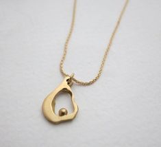 Gold necklace, Solid gold necklace, Unique gold jewelry, Gold boho necklace, 14k Gold Necklace, Woma Unique Freeform Gold Necklace, Unique 14k Gold Necklace With Large Pendant, Unique Necklace With Large 14k Gold Pendant, Unique Gold Heart Pendant Necklace, Unique 14k Gold Necklace, Unique 14k Gold Pendant Necklace, Wabi Sabi Jewelry, Gold Necklace Unique, Unique Gold Jewelry