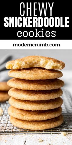 snickerdoodle cookies. How To Make Snickerdoodles, Pecan Sandies Cookies, Chewy Snickerdoodle Cookies, Chewy Snickerdoodles, Snickerdoodle Cookie Recipe, Best Snickerdoodle Cookies, Cream Filled Cookies, Trail Mix Cookies, Snickerdoodle Cookie