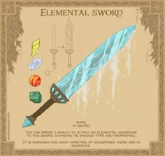 Dnd World Map, Magical Items, Types Of Swords