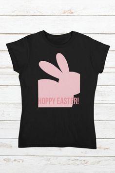 Hoppy Easter. Cute Bunny Rabbit Pun Shirt. Perfect Easter Basket Stuffer. Who's looking forward to Easter and Easter Eggs and can't wait go hunting to fill those Easter Baskets? Great Easter Basket Filler, Easter Basket Ideas, Easter Outfits for Kids, Easter Outfits, Easter Outfits for Family, Easter Shirts, Easter T-Shirts, Easter Outfits for Women. Family Easter Shirts, Kids Easter Outfits, Fun Easter Baskets, Pun Shirt, Easter Cute, Cute Bunny Rabbit, Easter Shirts, Pun Shirts