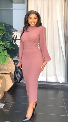 Fashion Round Neck Long Sleeve Slim Fit Party Dress Slim Fit Skirts, Party Dress Long Sleeve, Long Sleeve Casual Dress, Slim Fit Dresses, Slim Dresses, Lantern Sleeve, Fitted Skirt, Midi Dress Bodycon, Party Dresses For Women