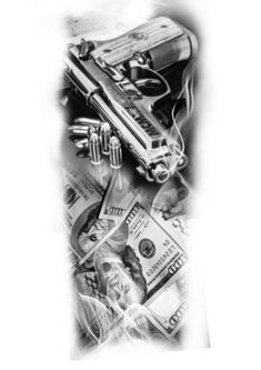 Gangster Tattoos Designs For Men, Mafia Tattoo Gangsters, Chicano Tattoo Flash, Gangster Tattoo Design, Chicana Tattoo Design, Money Tattoo Ideas, Money Tattoo Designs, Chicano Tattoo Design