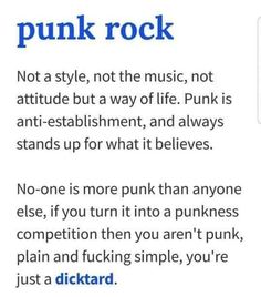 Punk Icons Aesthetic, Punk Values, Punk Definition, Punk Ideology, Punk Protest, Punk Meaning, Slc Punk, Punk Lifestyle, Punk Quotes