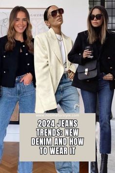 2024 Denim, Jeans And Bodysuit, New Cuts, New Cut, Denim Trends