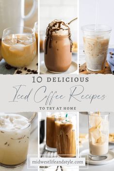 iced coffee recipes to try at home