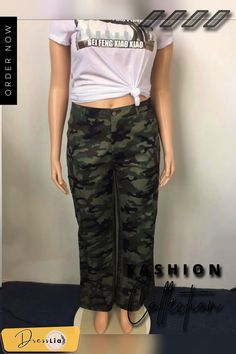 Loose Casual Camouflage Xl-5xl Joggers Sweat Pants Camouflage Wide Leg Military Pants, Casual Stretch Camouflage Cargo Pants, Stretch Camouflage Cargo Pants, Pants Plus Size Women, Plus Size Clothing Online, Camo Fashion, Autumn Fits, Plus Size Pants, Pants Design