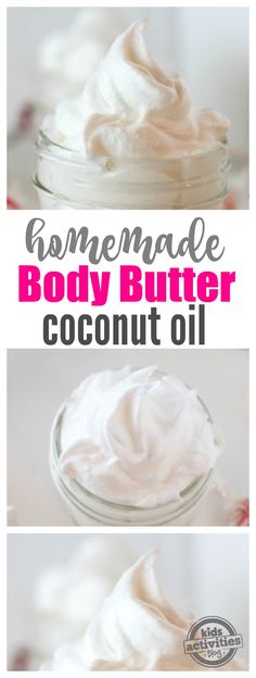 Coconut Oil Body Butter, Essential Oil Beauty, Coconut Oil Body, Homemade Body Butter, Natural Body Butter