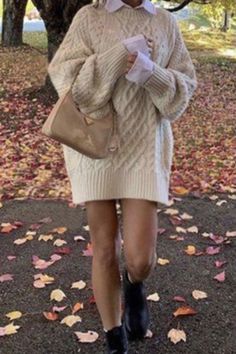 Chunky knit oversized sweater dress
Available at Amazon in Apricot, black, Brown, Blue, Green, Grey, Mint, Rust, and White
#amazonaffiliate Mode Gossip Girl, Autumn Fits, School Looks, Smart Casual Outfit, Fall Fits, 가을 패션