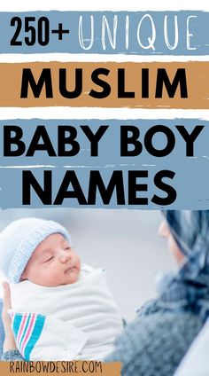 the baby boy names for muslim babies