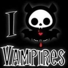 the logo for i love vampires