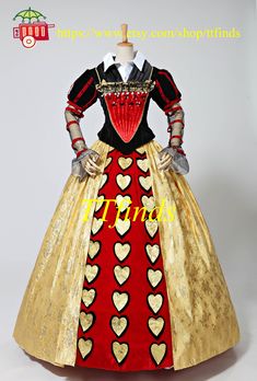 a woman's dress with hearts on the skirt and collared neckline is displayed in front of a white background