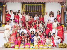 a large group of people posing for a photo