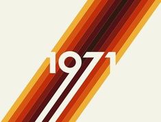 an orange and red poster with the number seventy seven on it's bottom half