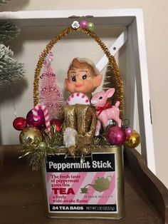 Peppermint Sticks, Wide Awake, Tea Bag, Peppermint, Tea, Christmas