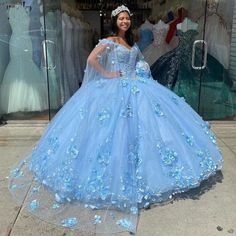 Baby Blue Quince Dresses, Baby Blue Quince, Baby Blue Quinceanera Dresses, Blue Quince Dress, Light Blue Quinceanera Dresses, Baby Blue Quinceanera, Quinceanera Dresses Mexican, Corset Ball Gowns, Quinceanera Themes Dresses