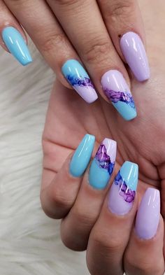 Acrylic Nail Designs Bright Colors, Bright Nail Designs Summer, Bright Acrylic Nails Designs, Bright Summer Gel Nails, Bright Nails For Summer, Coral Nail Designs, Cool Summer Nails, Bright Acrylic Nails, Nails Designs Ideas