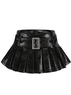 Teresa Leather Mini Skirt | Nana Jacqueline Designer Wear Elegant Luxury Miu Miu Mini Skirt, Nana Jacqueline, Leather Mini Skirt, Low Waisted, Leather Mini Skirts, Designer Wear, British Indian, Leather Mini, Uganda