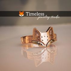 Fox Ring, Fox rose gold and fox mustache white gold,made of 2 colors of solid gold 14K The ring made from solid 14k / 18k gold for your preference. Item number: RS3453 Gold Weight: 3.6 gram Color: Rose Gold Solid Gold metal: 14k Certificate CTJS ( Certificate Timeless Jewelry Studio) This item is truly a conversation piece - We are sure you will be thrilled with your purchase! ♦ FREE SHIPPING ♦ Please feel free to contact me for any questions or details , gold upgrades, diamond upgrades etc' 7 d Evil Eye Ring Gold, Fox Ring, Fox Jewelry, Jewelry Studio, Fall Jewelry, Timeless Jewelry, Ring Wedding, White Ring, Gold Style