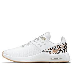 (WMNS) Nike Air Max Bella TR 4 Premium 'White Leopard' DA2748-105 (SNKR/Women's/Leopard Print) Leopard Print Tennis Shoes, Leopard Tennis Shoes, Leopard Nikes, White Leopard Print, White Leopard, Shoe Game, Tennis Shoes, Air Max, Nike Air Max