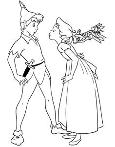 the princess and prince are talking to each other coloring pages for kids, printable