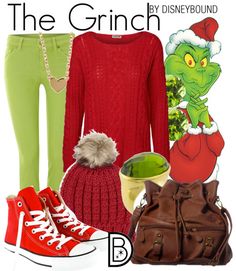 Tall Sweaters, Christmas Character Costumes, Movie Clothes, Grinch Ideas, Christmas Dress Up, Disney Cute, Disney Themed Outfits