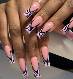 Square Nails Ideas, Quick Nail Art, Tapered Square Nails, Baddie Nails