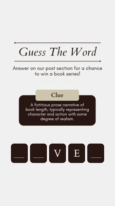 guess the word game with answers and instructions for each player to choose which one is best