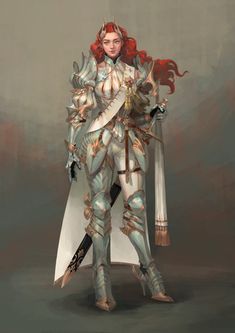 Evil Paladin Art, Male Knight Character Design, Dnd Knight, Knight Rpg, Knight Princess, Dnd Paladin, Magic Knight, Simple Character, Warrior Women