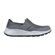 Find the perfect blend of easy-wearing style and comfort with Skechers relaxed fit: Equalizer 5. 0 - persistable. This laceless fit vegan style features a mesh and synthetic upper with a cushioned Skechers air-cooled memory foam insole. Features: Comfort, Memory FoamClosure Type: Slip-OnFootwear Technology: Memory Foam InsoleUpper/Outer Base Material: 100% TextileShoe Lining Material: TextileSole Material Content: 100% SyntheticCountry of Origin: Imported Gray Synthetic Walking Shoes With Removable Insole, Dynamic Slip-on Walking Shoes With Cushioned Footbed, Dynamic Cushioned Slip-on Walking Shoes, Gray Walking Shoes With Arch Support, Casual Gray Walking Shoes With Arch Support, Gray Slip-on Walking Shoes With Arch Support, Gray Slip-on Running Shoes For Walking, Gray Synthetic Slip-on Sneakers For Walking, Gray Synthetic Walking Shoes With Cushioned Footbed