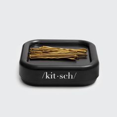 Organize your pro bobby pins with Kitsch's Magnetic Bobby Pin Holder. No more lost pins! With free shipping over $35, this elevated accessory is perfect for your vanity or countertop. Magnetic Pin Holder