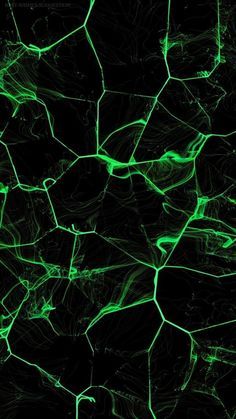 an abstract background with green lines on black