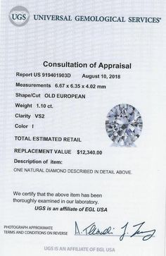 Why we love it:These old European cut diamond stud earrings offer a forever classic look. At 2.27ct, they have a substantial look!Highlights:- Substantial 2.27 carat pair!- Original vintage diamonds- Both EGL-USA certified- Nice white face up with H-I color- 100% eye clean with grades of VS2-SI1- Beautiful old European cuts- Classic 18k white gold prong settings- Excellent quality pair! Gia Certified Pear-shaped Diamond Earrings, Exquisite Gia Certified Round Diamond Earrings, Gia Certified Lab Grown Diamond Marquise Cut Jewelry, Classic Gia Certified Marquise Cut Jewelry, Exquisite Gia Certified Diamond Earrings, Gia Certified Marquise Cut Lab Grown Diamond Jewelry, Classic Heart Cut Brilliant Diamond Earrings, Gia Certified Oval Diamond Earrings For Anniversary, Classic Marquise Cut Brilliant Diamond Earrings