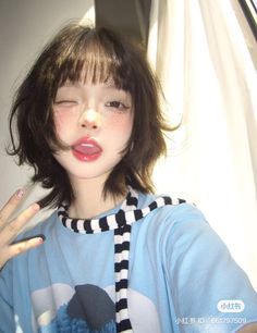 Kawaii Short Haircut, Cute Short Hair Cuts With Bangs, Male Bob Haircut, Mavis Hairstyle, Cute Haircuts For Short Hair With Bangs, Short Haircuts Asian, Short Hairstyle Women Japanese, Harajuku Haircut, Asian Girl Reference