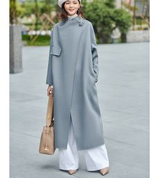 Long Black Women Winter Black Long Women Wool Coat Jacket Woolen Coat Winter, Women Wool Coat, Cashmere Coat Women, Long Winter Coats Women, Black Winter Coat, Cashmere Fabric, Patterned Jeans, Wool Clothing, Hijab Fashion Inspiration