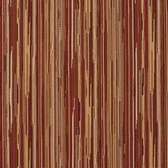 a red and gold striped wallpaper with vertical lines in the center, as well as horizontal stripes