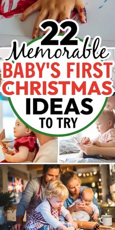 baby's first christmas ideas to try with their parents and grandparents for the holidays