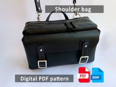 Welcome to my Etsy "YourLeatherCraft" shop Leather Bag Digital Pattern | Shoulder Bag Pattern | Men Bag Pattern This product is a digital PDF download template to make a leather bag This listing does not contain video instructions on sewing You can see examples of the finished product in the photos above.  Final product size: 270x170x120 mm  Recommended to use the leather in a thickness of 2.0-2.2 mm The pattern is adapted for a 5mm hole punch This digital download includes a PDF file.✨✨ Once yo Shoulder Bag Pattern, Unique Leather Bag, Shoulder Bags Pattern, Leather Bag Pattern, Men Bag, Cross Bag, Leather Pattern, Small Crossbody Bag, Small Shoulder Bag