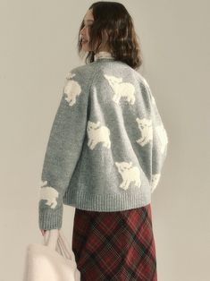 Sheep, Knitwear, Ribbon, Knitting, How To Wear