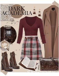 Academia Winter Outfit, Outfit Ideas Dark Academia, Dark Academia Winter Outfit, Dark Academia Outfit Winter, Outfit Ideas Dark, Dark Academia Outfit Women, Dark Academia Winter, Outfit Dark