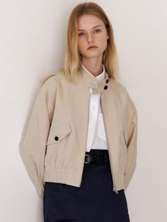 Composition : COTTON 55% RAYON 45%Country of Origin : KOREA Oversized Beige Outerwear For Work, Oversized Taupe Outerwear For Work, Chic Taupe Outerwear With Pockets, Classic Neutral Outerwear For Spring, Neutral Relaxed Fit Outerwear For Work, Chic Cream Outerwear With Relaxed Fit, Oversized Cream Outerwear For Work, Chic Beige Outerwear For Everyday, Blouson Jacket